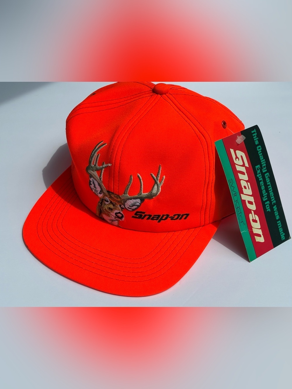 Vintage 90s Snap-on Tools Deer Hunting Hat K-Products USA NWT